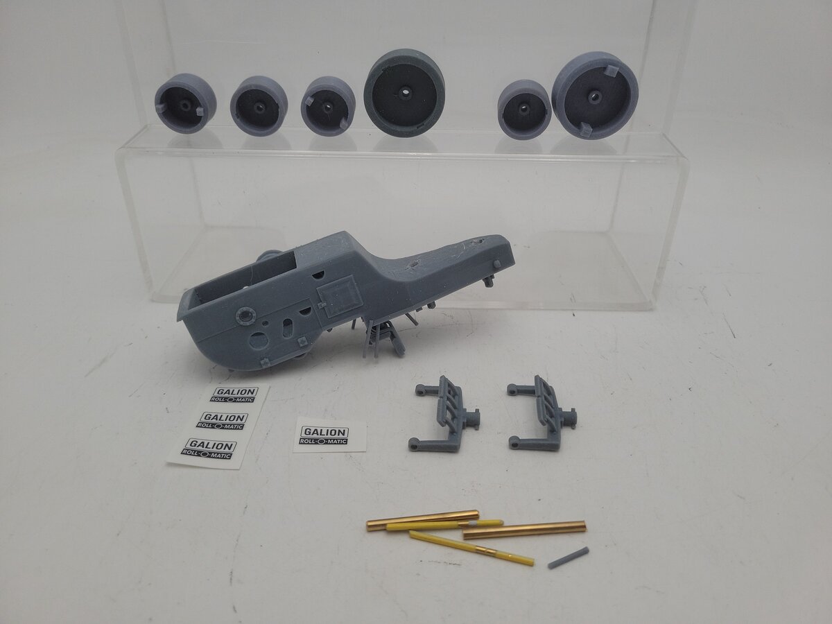 Custom Built 1:25 Scale Galion Roll-O Matic 3 Drum Roller Unpainted Resin Kit EX