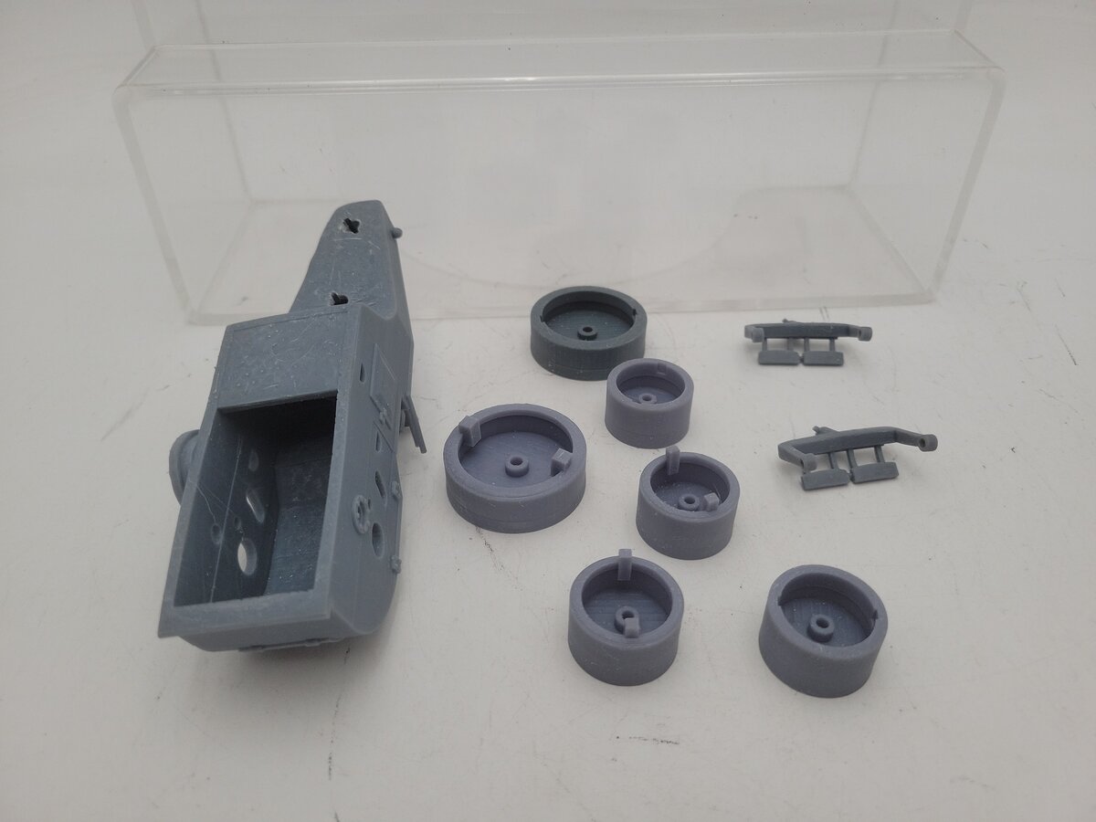 Custom Built 1:25 Scale Galion Roll-O Matic 3 Drum Roller Unpainted Resin Kit EX