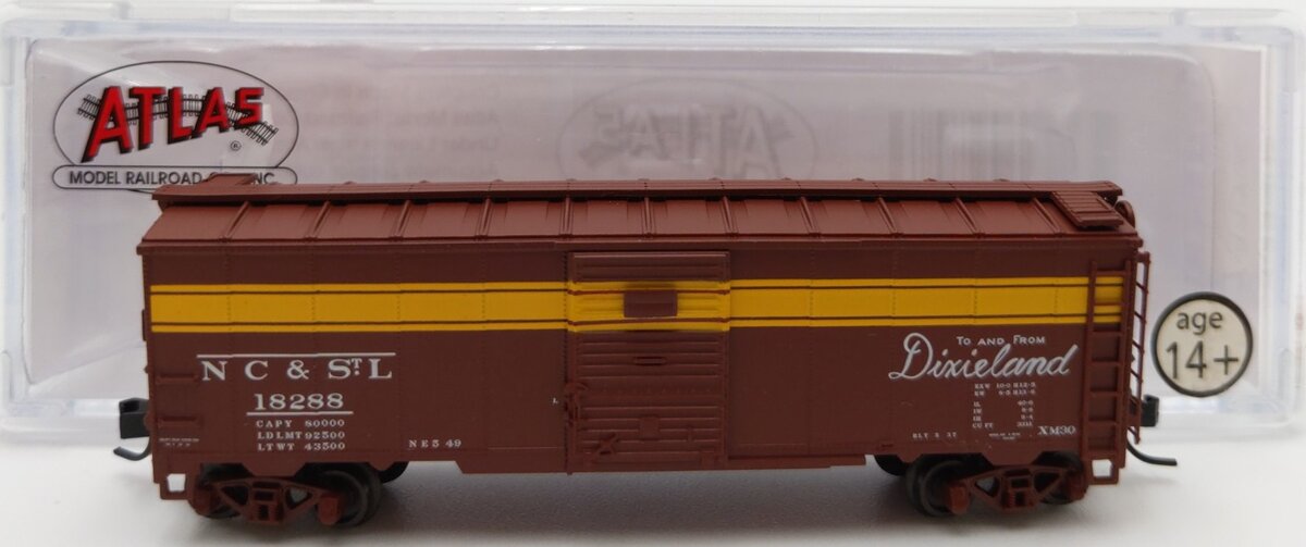 Atlas 50000521 N NC&STL 1932 ARA Boxcar #18228 LN/Box