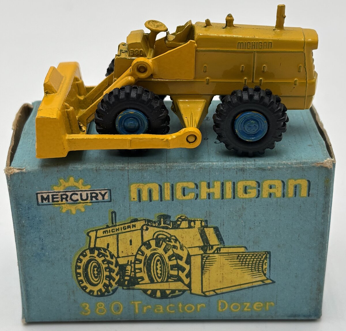 Mercury 502 1:130 Scale Diecast Michigan 380 Tractor Dozer EX/Box