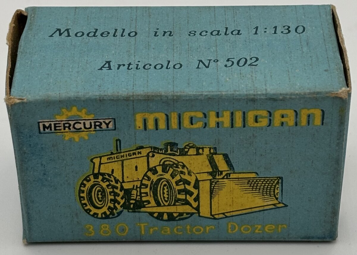 Mercury 502 1:130 Scale Diecast Michigan 380 Tractor Dozer EX/Box