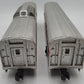 Lionel Vintage O Gauge Custom Santa Fe Aluminum Passenger Cars (2)