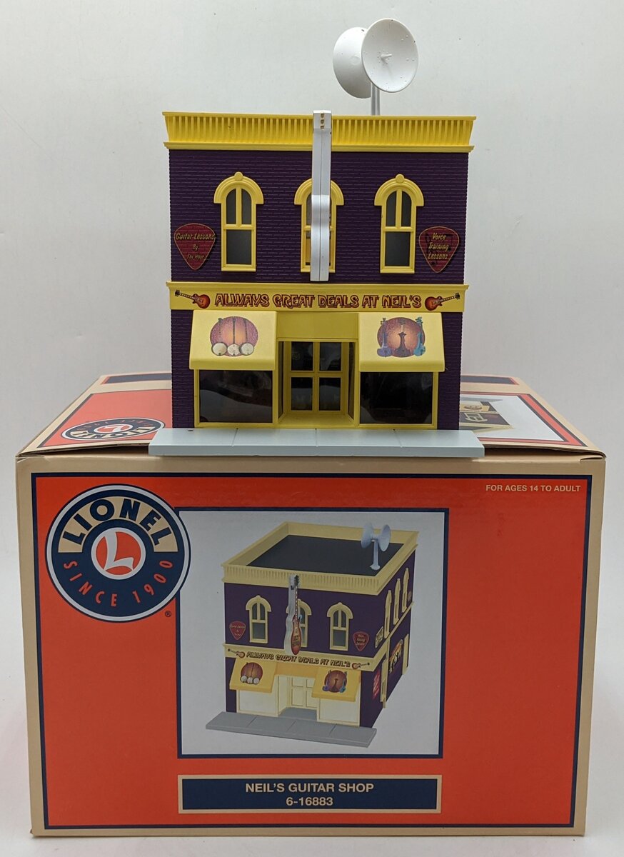 Lionel 6-16883 O Scale Neil's Guitar Shop EX/Box