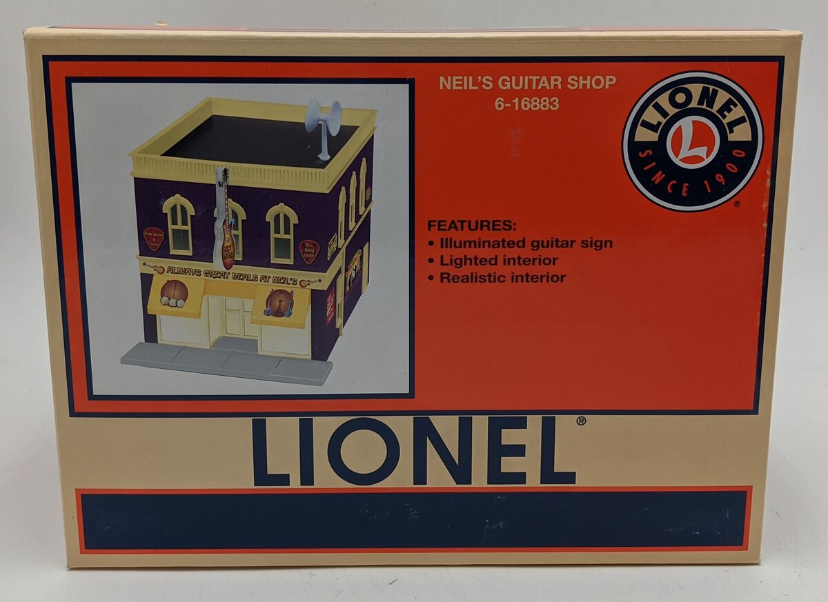 Lionel 6-16883 O Scale Neil's Guitar Shop EX/Box