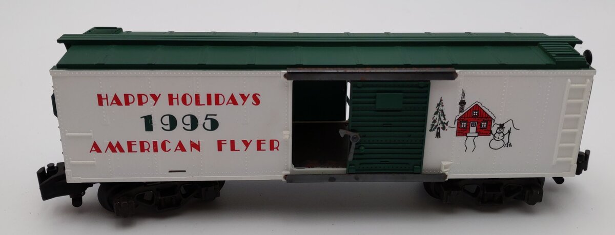 American Flyer 6-48323 S Gauge 1995 American Flyer Christmas Boxcar #48323 EX/Box
