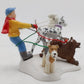 Dept 56 56.55260 The Original Snow Village "Who's Walking Who?" Ceramic Figure EX/Box