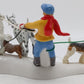 Dept 56 56.55260 The Original Snow Village "Who's Walking Who?" Ceramic Figure EX/Box