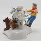 Dept 56 56.55260 The Original Snow Village "Who's Walking Who?" Ceramic Figure EX/Box
