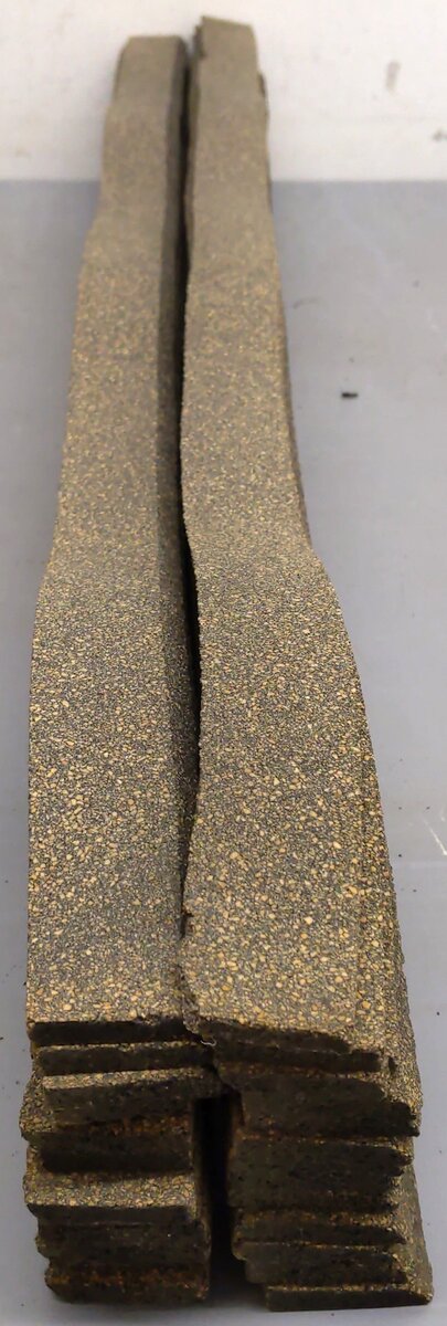 Midwest Products 3013 HO 3/16" x 1-3/4" x 36" Cork Roadbed (Pack of 24)