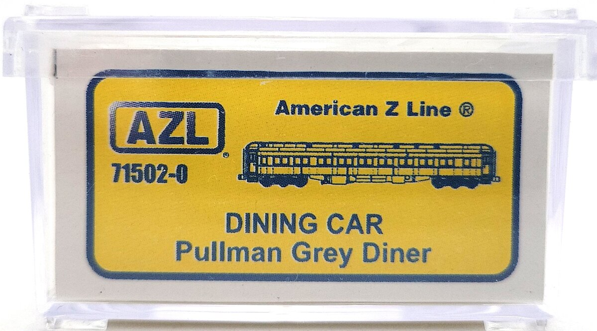 American Z-Line 71502-0 Z Scale Pullman Dining Passenger Car EX/Box