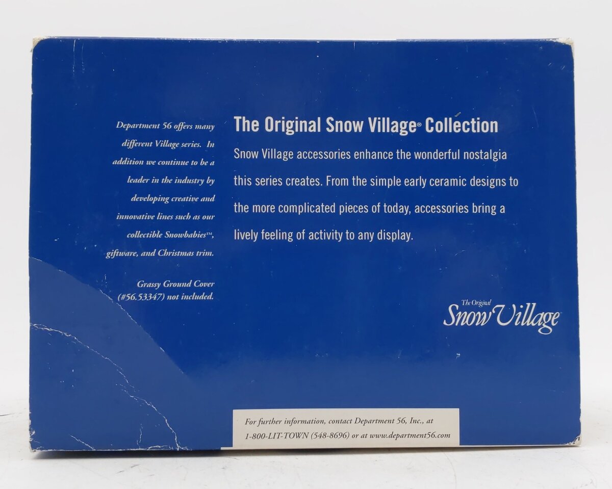 Dept 56 56.55144 The Snow Village "Ben & Buddy's Lemonade Stand" Ceramic Figure EX/Box