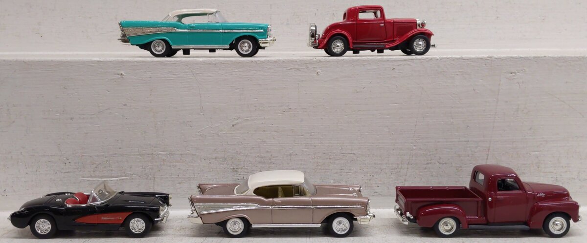 MTH 1/43 Scale Assorted Roadster Diecast Vehicles [5] EX