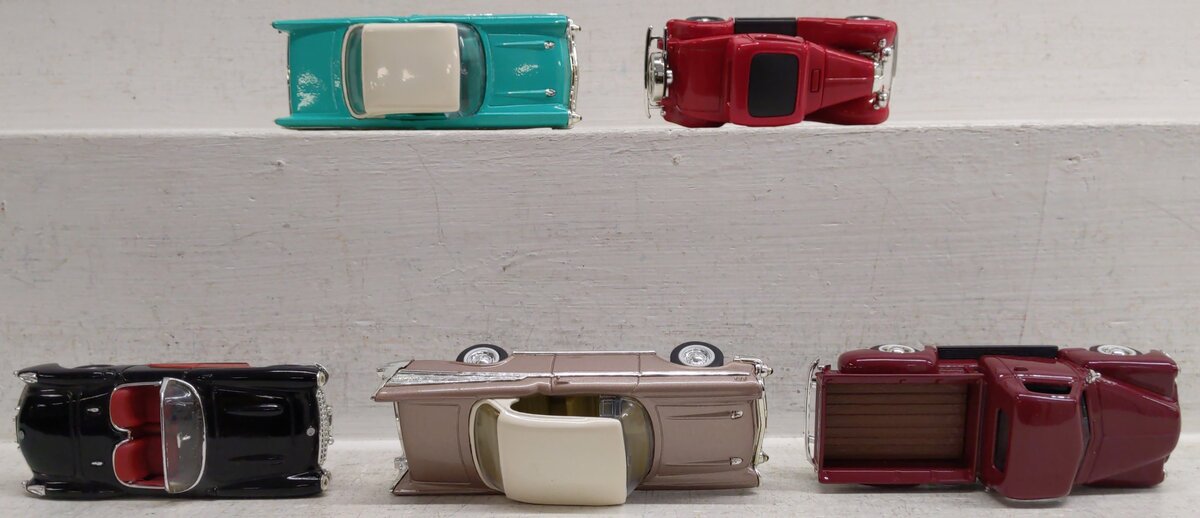MTH 1/43 Scale Assorted Roadster Diecast Vehicles [5] EX
