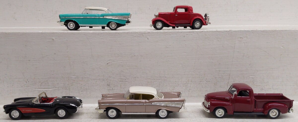 MTH 1/43 Scale Assorted Roadster Diecast Vehicles [5] EX
