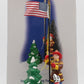 Dept 56 56.55154 The Snow Village "Snow Village Raising The Flag" Ceramic Figure EX/Box