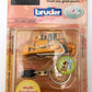 Bruder 00500 1:128 Scale Diecast Mini Series CAT Bulldozer Key Ring Set NIB