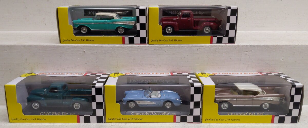 MTH 1/43 Scale Diecast Roadster Vehicles [5] MT/Box