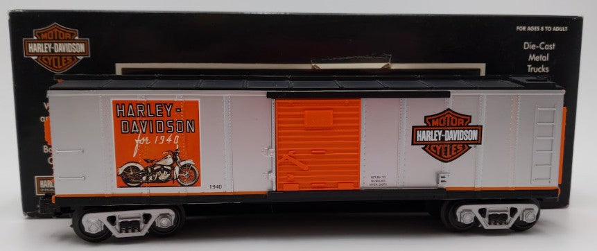 MTH 30-74159 O Gauge Harley Davidson Box Car EX/Box