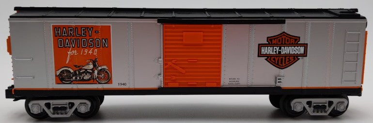 MTH 30-74159 O Gauge Harley Davidson Box Car EX/Box