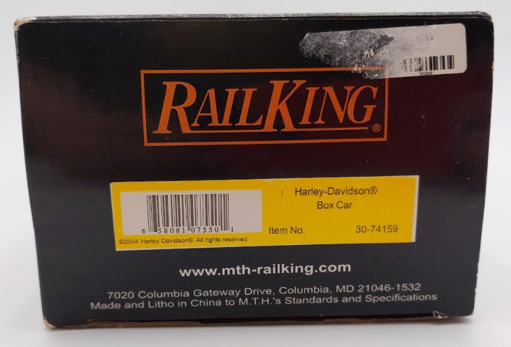 MTH 30-74159 O Gauge Harley Davidson Box Car EX/Box