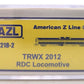 American Z-Line 62218-2 Z Scale TRE Budd RDC Locomotive #2012 LN/Box