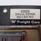 Atlas 5820 N B&O 2-Bay Hopper Cars (Pack of 3) LN/Box