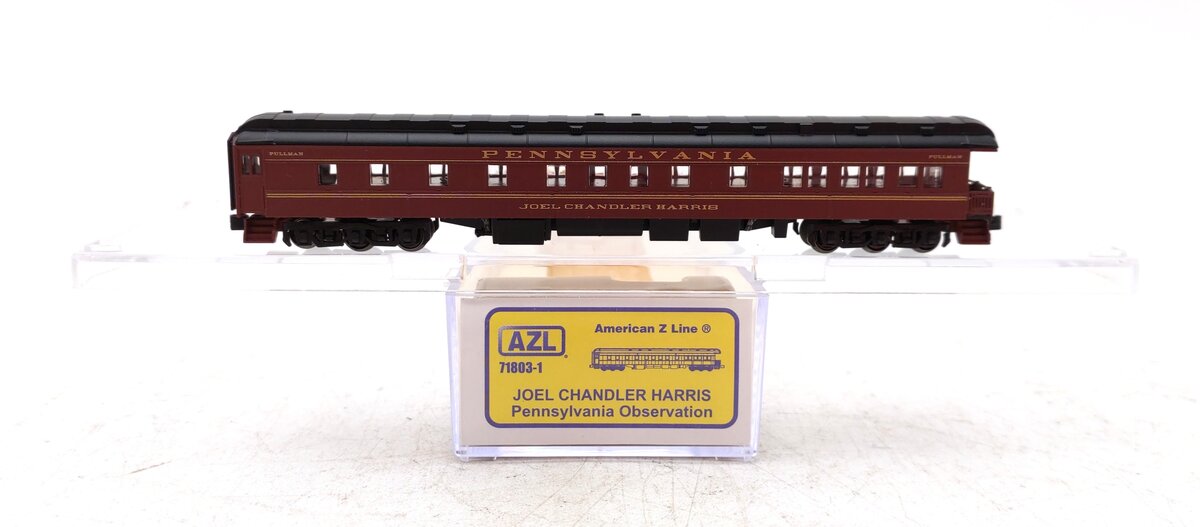 American Z-Line 71803-1 Z PRR 'Joel Chandler Harris' Observation Car NIB