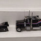 Franklin Mint 1:32 DC Black Peterblit 379 Semi Tractor Cab W/Removable Top EX