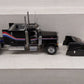 Franklin Mint 1:32 DC Black Peterblit 379 Semi Tractor Cab W/Removable Top EX