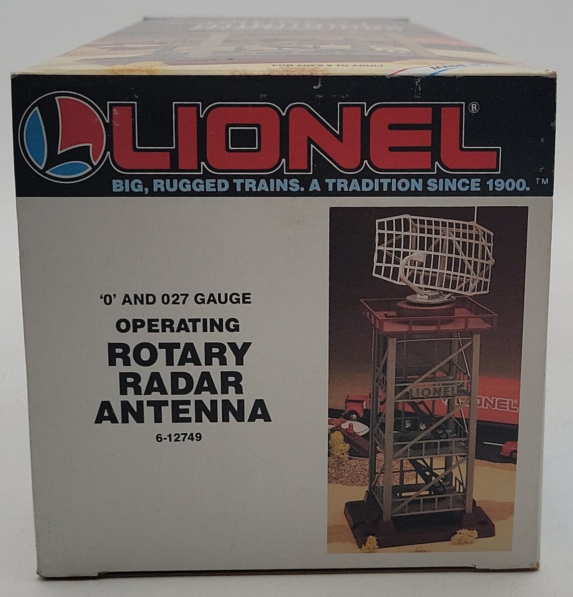 Lionel 6-12749 O/O27 Operating Rotary Radar Antenna EX/Box