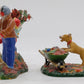 Dept 56 56.55258 Snow Village "Harvest Yard Fun" Ceramic Figures (Set Of 2) EX/Box