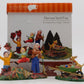 Dept 56 56.55258 Snow Village "Harvest Yard Fun" Ceramic Figures (Set Of 2) EX/Box
