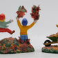 Dept 56 56.55258 Snow Village "Harvest Yard Fun" Ceramic Figures (Set Of 2) EX/Box