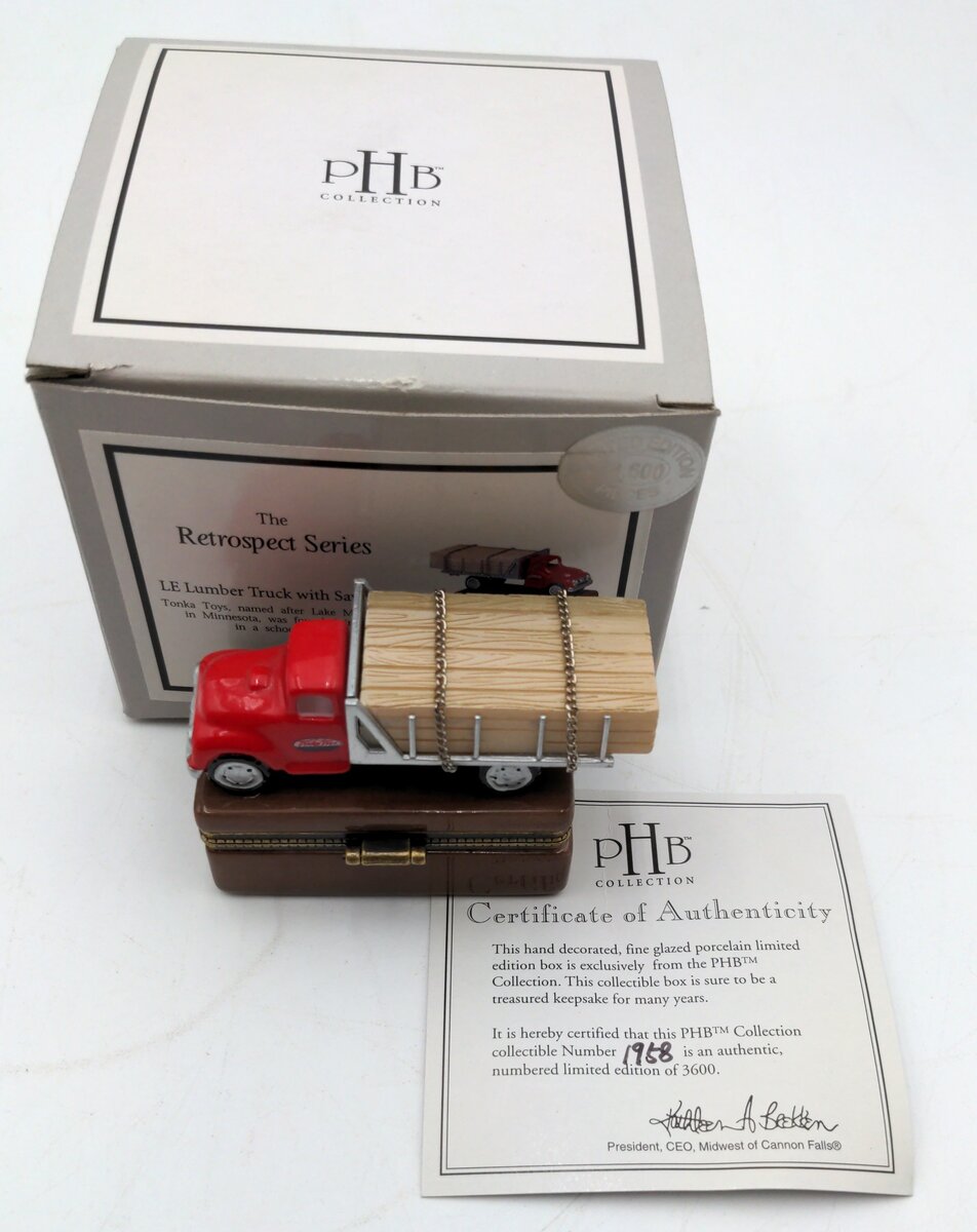 Midwest of Cannon Falls 1958 Retrospect Series LE Lumber Truck w/ Saw PHB NIB