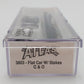 Atlas 3803 N Scale Chasapeake & ohio Flat Car W/ Stakes #80475 LN/Box
