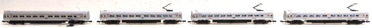 Bachmann 4360:3000 N Scale Penn Central Budd Metroliner Train Set/Box