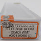 Con-Cor 0001-040052(1) N Atchison Topeka Santa Fe "Blue Goose" Coach Car #1100 LN/Box
