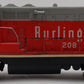 Lionel O Gauge Vintage Burlington Diesel Locomotive #208 - Custom