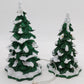 Dept 56 52604 Village Lighted Snow Capped Trees VG/Box