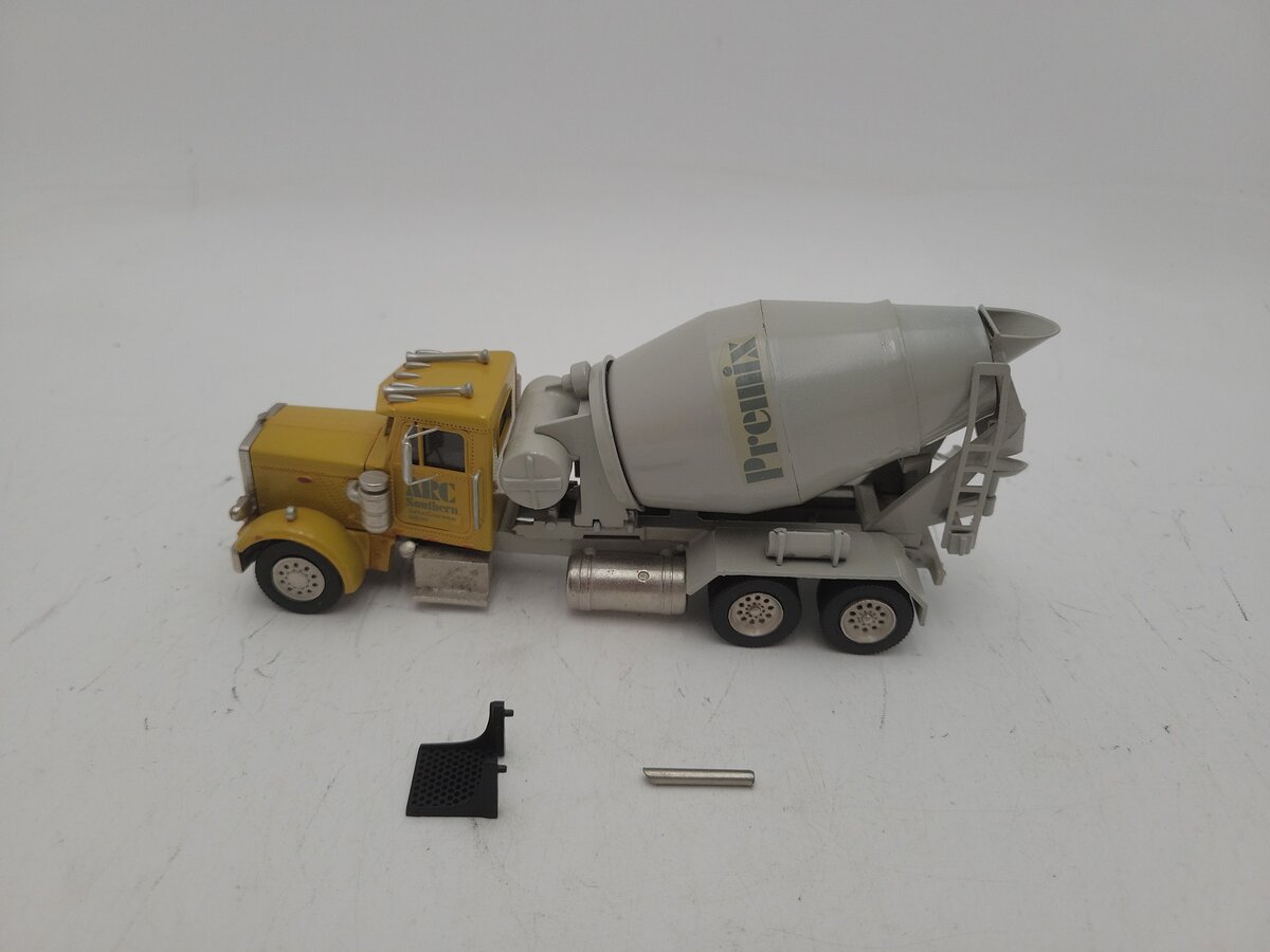 Acme 0280 1:50 Scale Diecast Mustard & Gray Cement Mixer 