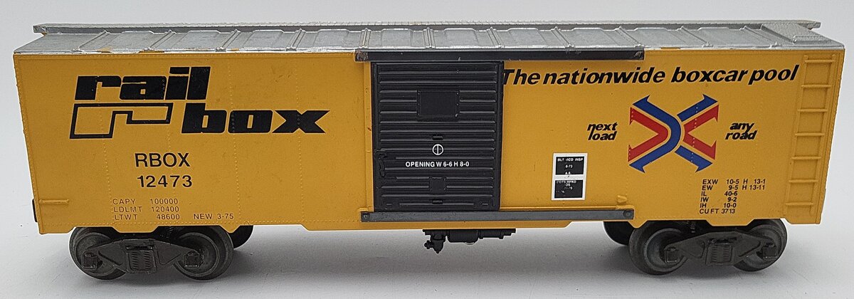 Williams 12473 O Classic No.01 Railbox Boxcar #12473 VG