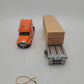 DHS 1:50 Scale Diecast Freightliner Century w/East Flatbed Trailer Schneider VG/Box