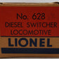 Lionel 628 VIntage O Northern Pacific 44 Ton Diesel Locomotive VG/Box