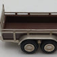 NZG 373 1:50 Scale Diecast Chrome 2-Axel Saris Aanhangers Utility Trailer EX