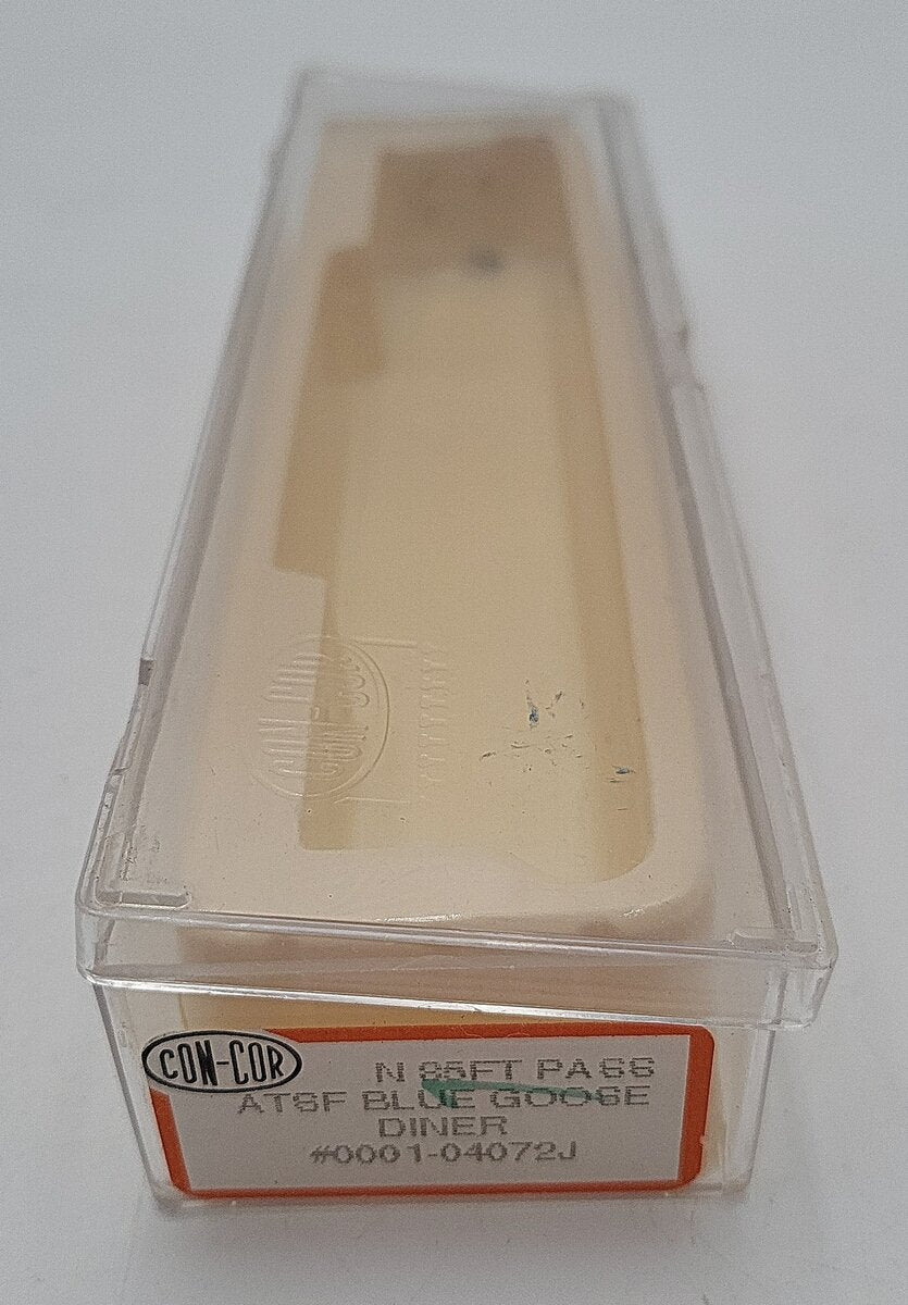 Con-Cor 0001-04072J N Scale Santa Fe 85' Diner Passenger Car #1488 EX/Box