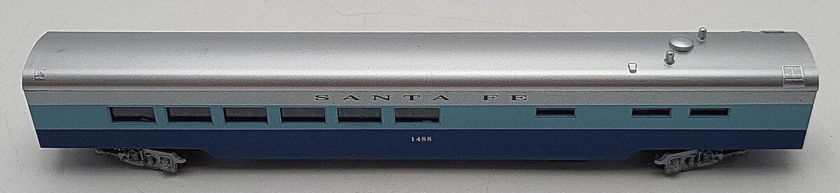 Con-Cor 0001-04072J N Scale Santa Fe 85' Diner Passenger Car #1488 EX/Box