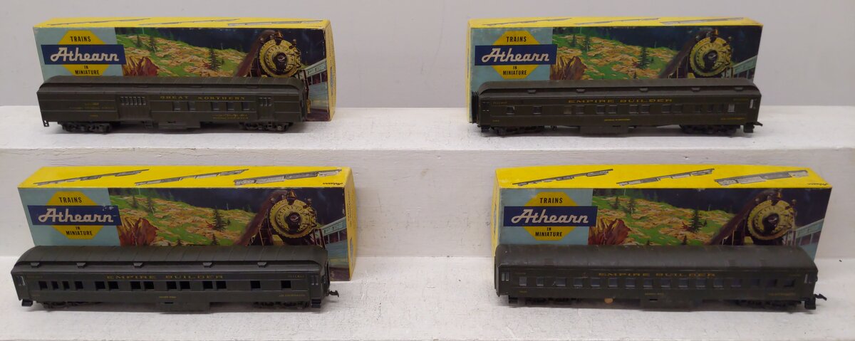 Athearn HO Scale Assorted Assembled Passenger Car Kits [4]/Box