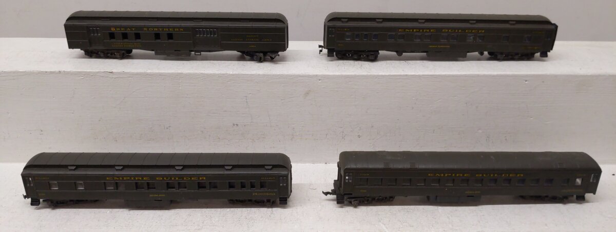 Athearn HO Scale Assorted Assembled Passenger Car Kits [4]/Box