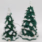 Dept 56 52604 Village Lighted Snow Capped Trees VG/Box