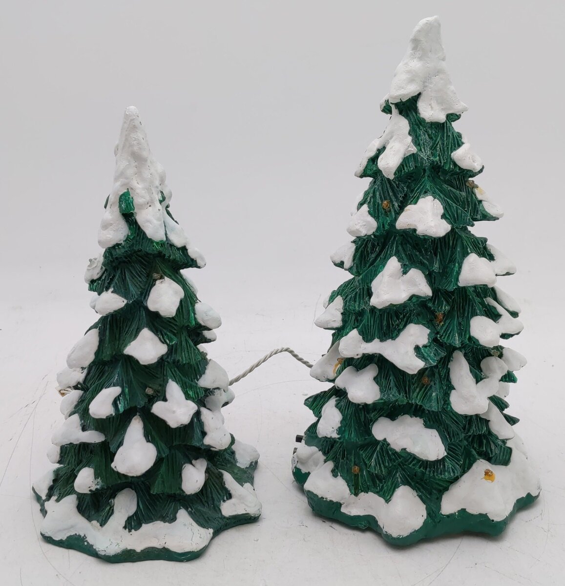Dept 56 52604 Village Lighted Snow Capped Trees VG/Box